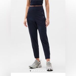 Athleta Pants Women's 12 Trekkie North Jogger Navy Blue NWT